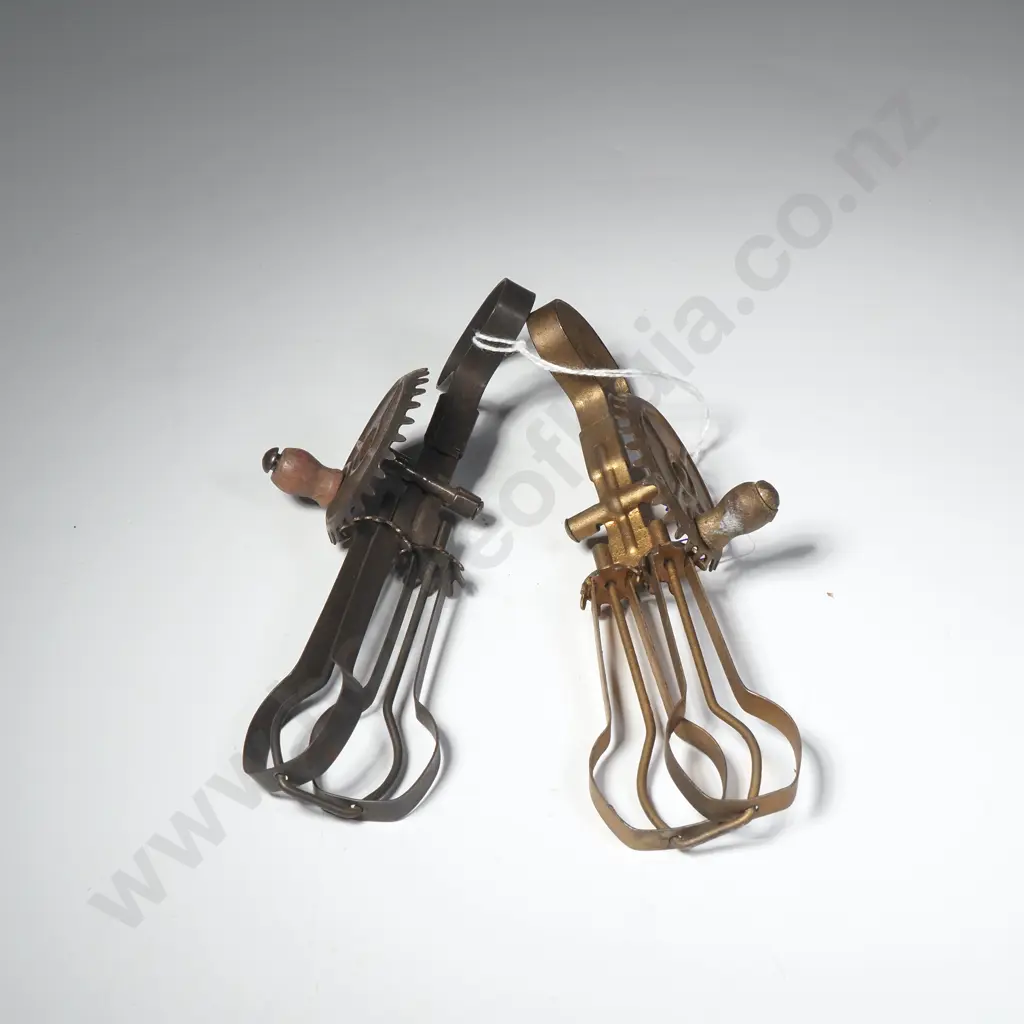 Two Children Metal Toy Whisks - One A Betty Taplin Egg Beater Image 1++