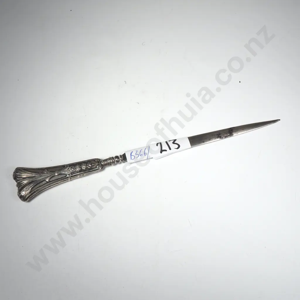 Art Nouveau Sterling Silver Handled Letter Opener Image 1++