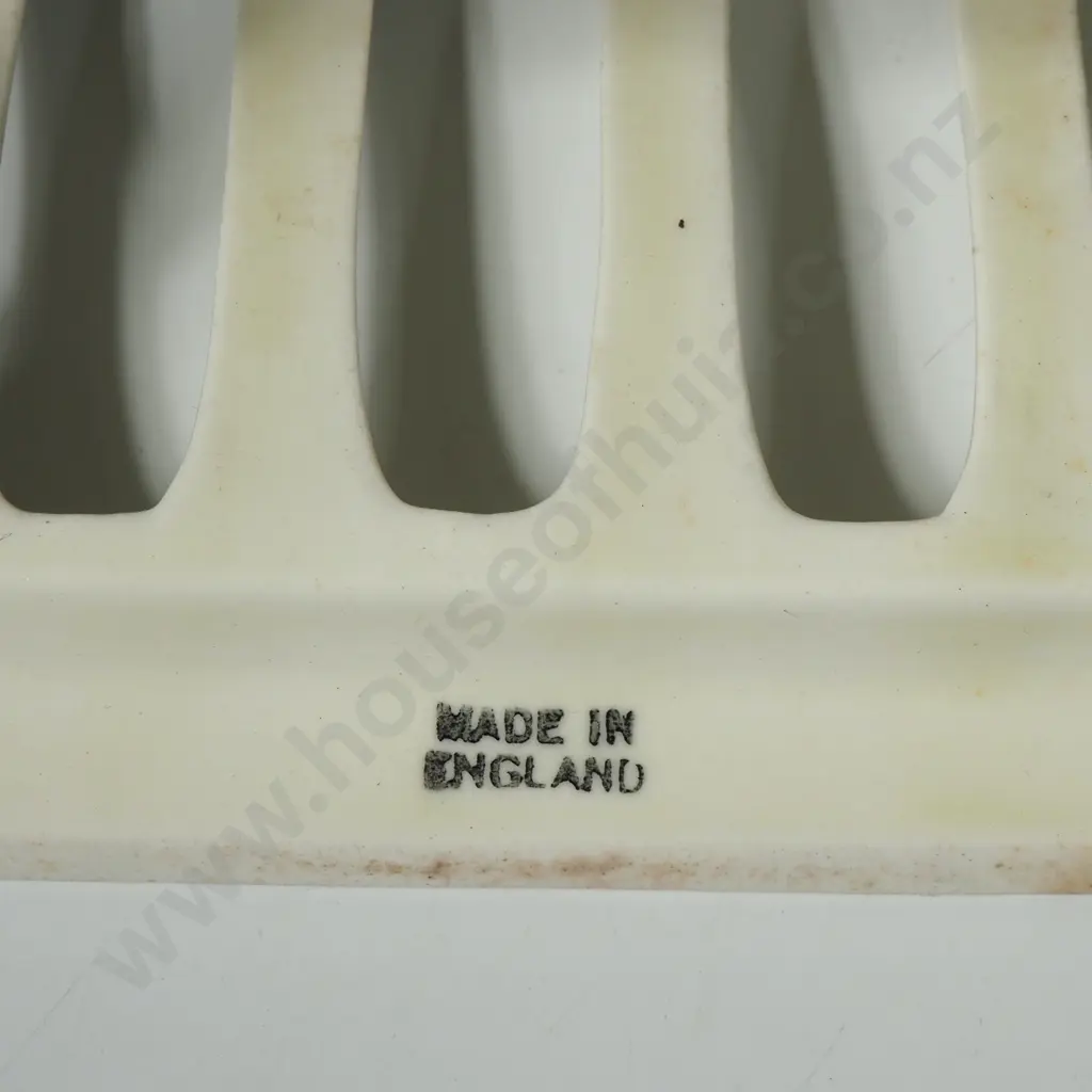 Collection of Four Small China Toast Racks Image 1++