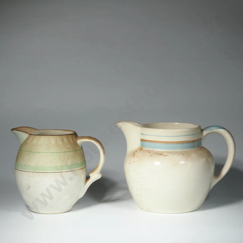 England Pottery Jugs - Hand-painted Image 1++
