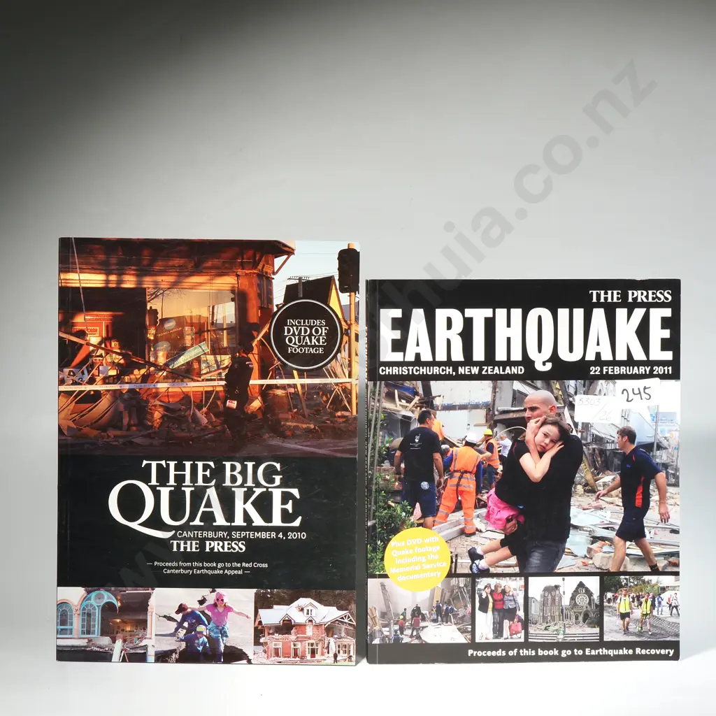 Christchurch Earthquake Related Books Image 1++