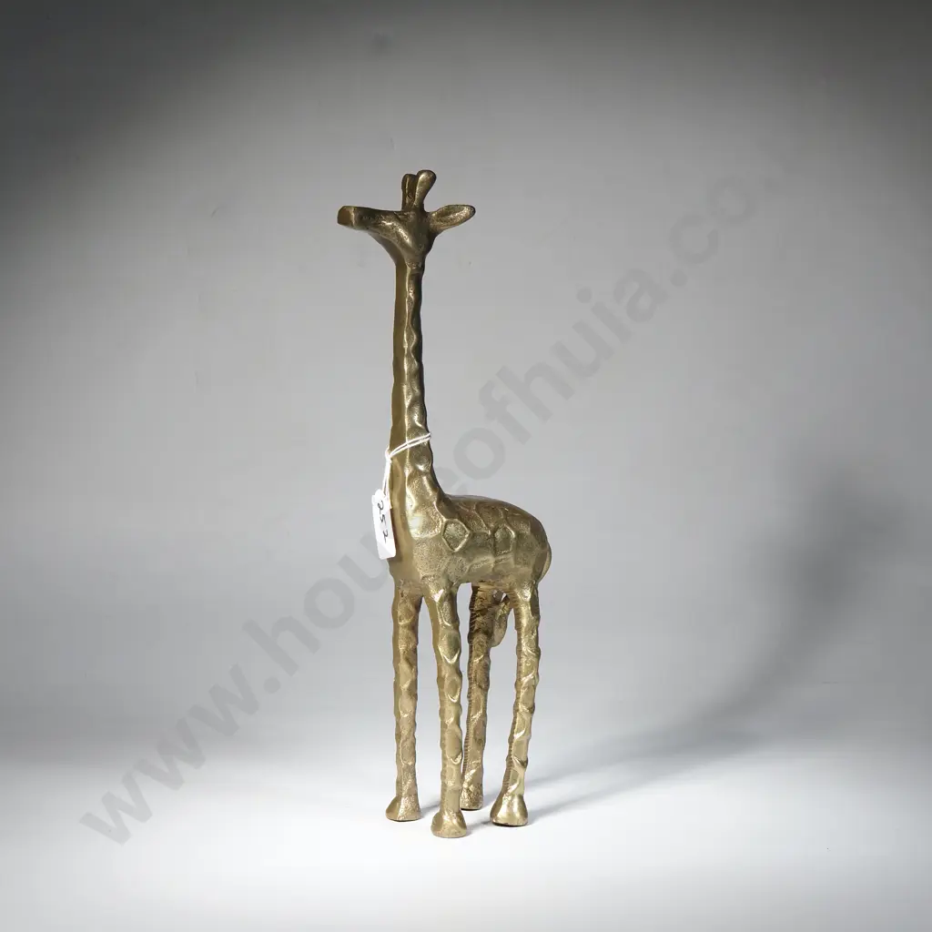 Brass Figure of a Giraffe Image 1++