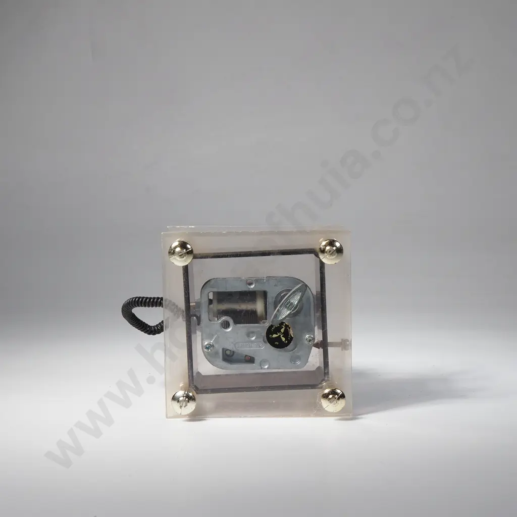 Musical Box in the form of an Antique Telephone & Figural Bell w Horse Finial Image 1++