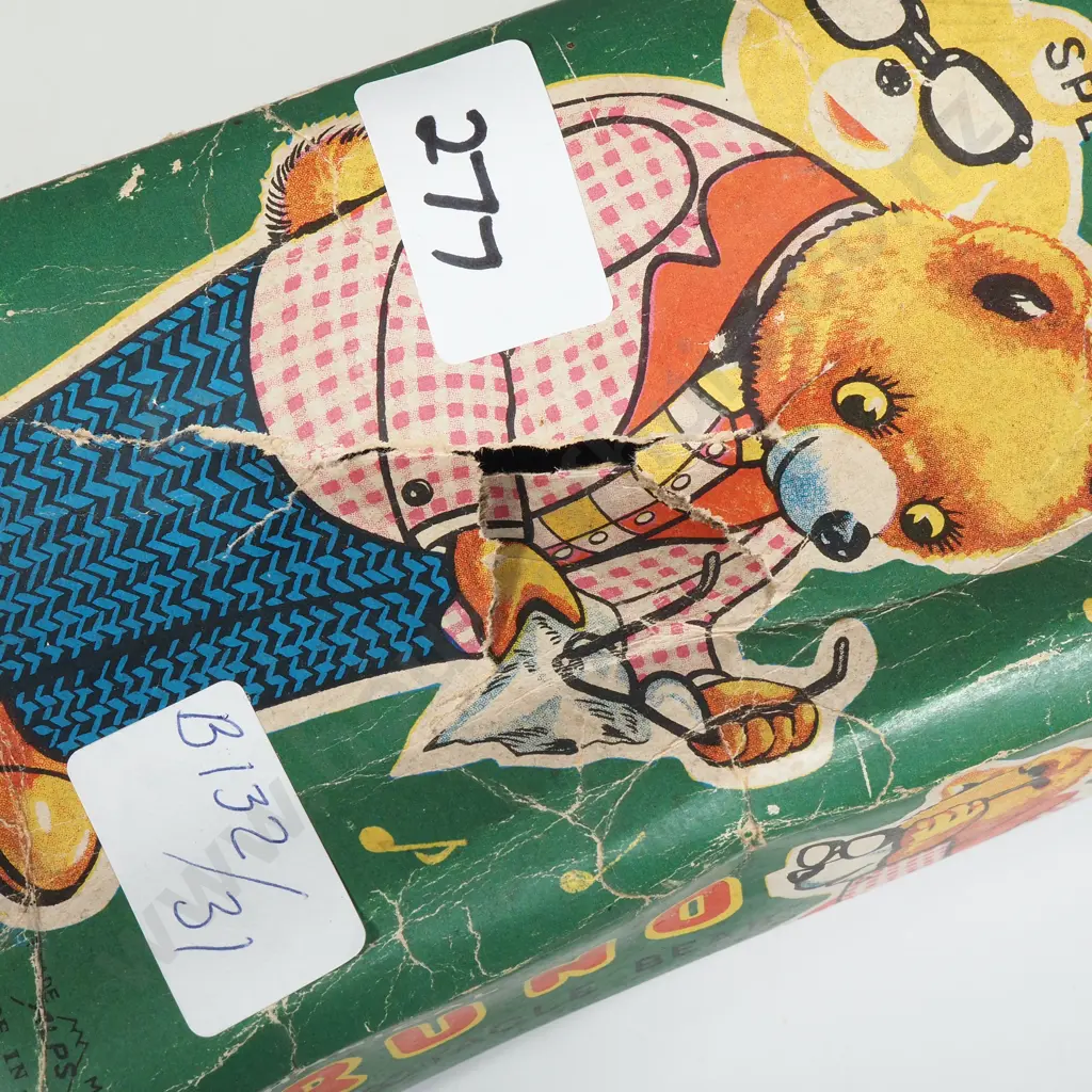 1960s Boxed 'Bruno the Spectacle Bear' - Made in Japan Image 1++
