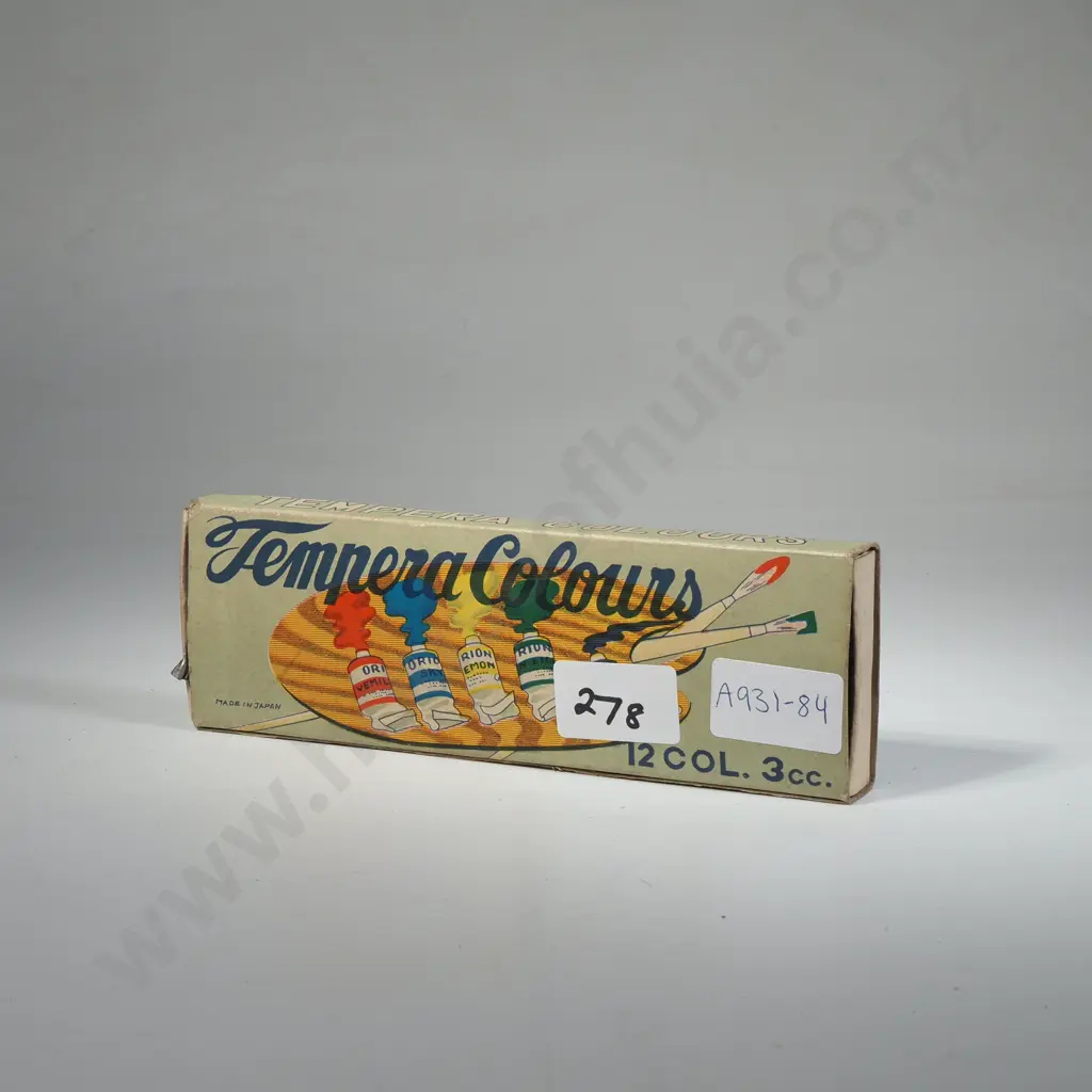 Vintage Children's Tempera 12 Colours Image 1++
