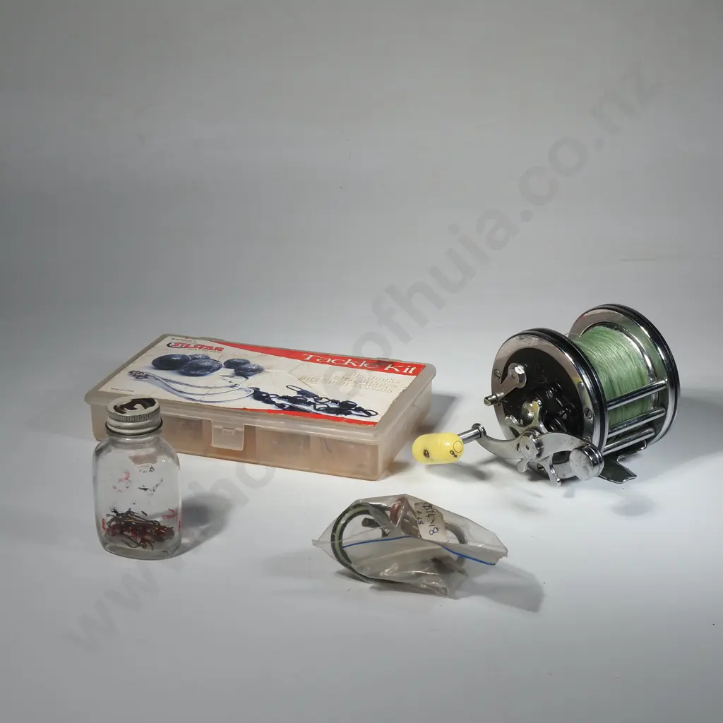 Penn Senator No 49 Super Mariner Deep Sea Fish Reel & Hooks Image 1++