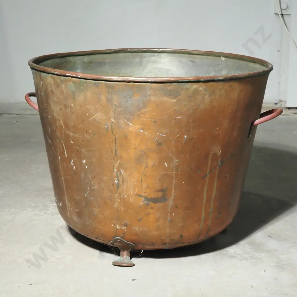 Vintage Copper w applied Feet & Handles Image 1++