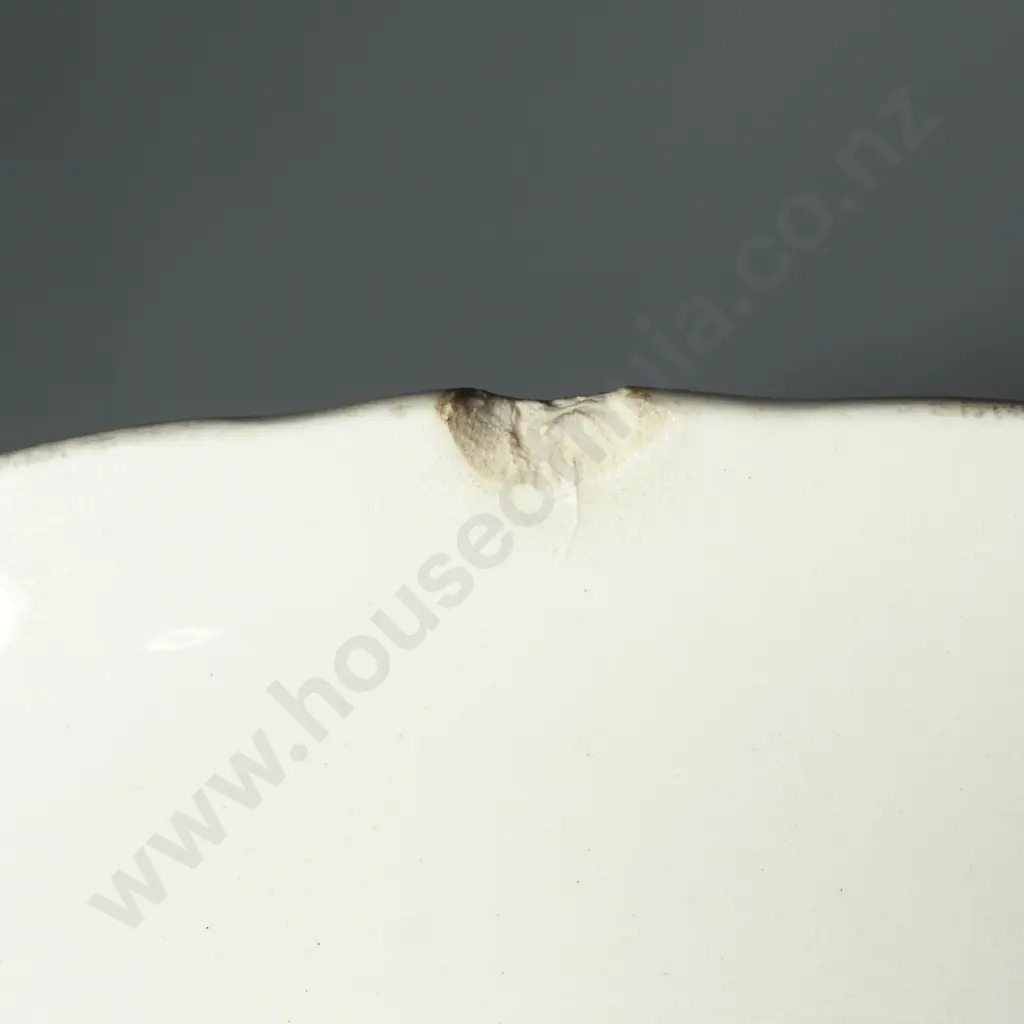 Six Belle Fiore Chanticleer Ware Soup Bowls, Three A/F Image 1++