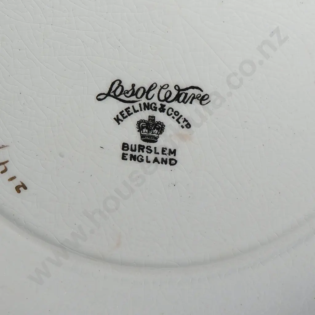 The Royal Albert Dinner Set in the Greek Key w Gold Rim & Black Greek Key Image 1++