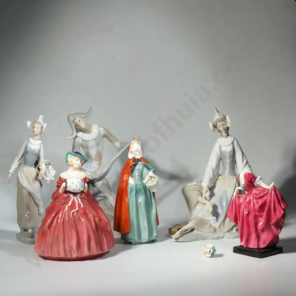 Group of Quality Lladro & Royal Doulton Figures - all A/F Image 1++