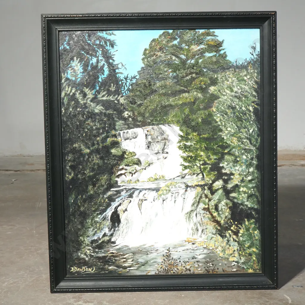 Edith Dawson: 'Aniwaniwa' Falls, Waikarimoana Image 1++