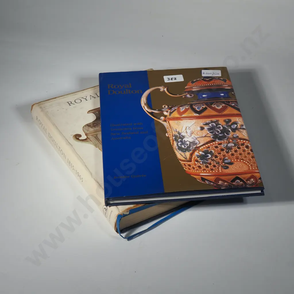 Two Books on Royal Doulton - Royal Doulton 1815 -1965 & Royal Doulton Illustrated w Treasures from NZ & Australian Image 1++