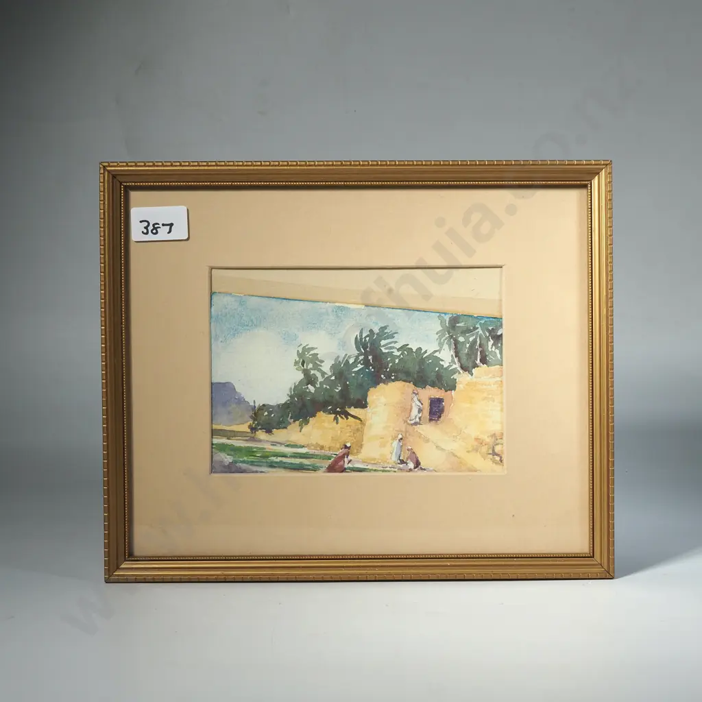 Lily Scott : Bou Saada Algeria, Watercolour Image 1++