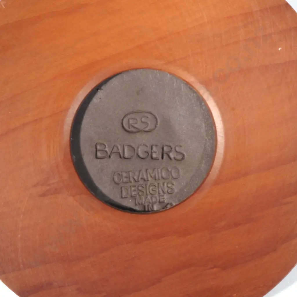 A set of Seven Ceramic Design Wall Plaques - Made in England Image 1++