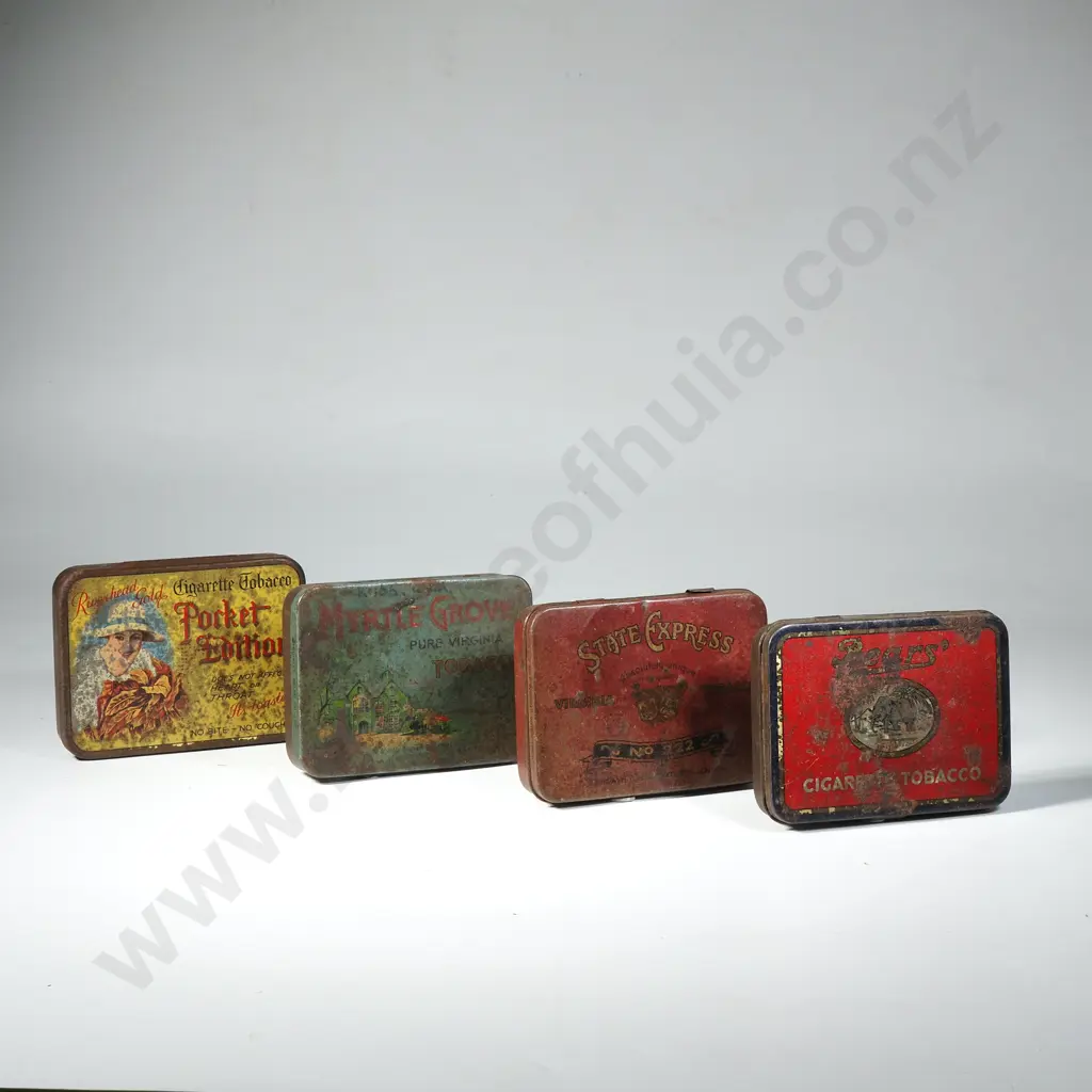 Four Vintage Tobacco Tins Image 1++