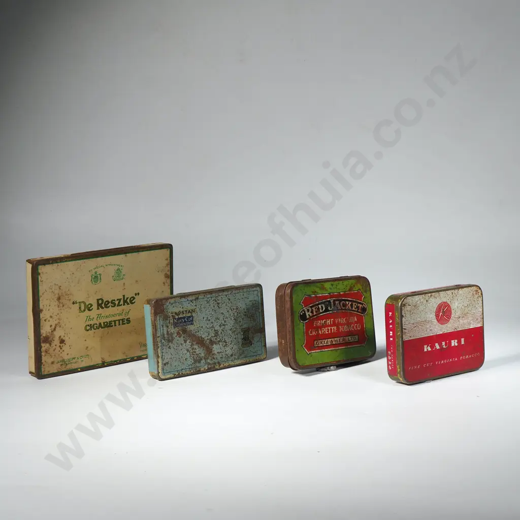 Four Vintage Tobacco Tins Image 1++