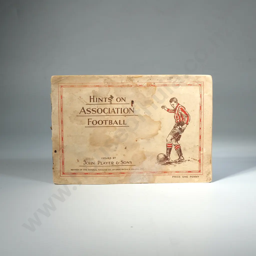 Vintage 1934 'Hints on Association Football' Booklet Issued by John Player & Sons Complete w Fifty Cards Image 1++