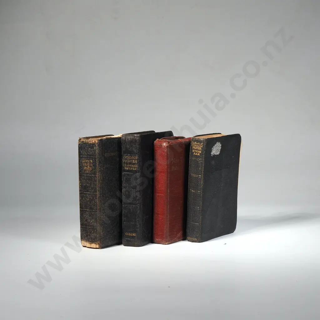 Four Old Religious Books - Common Prayer Hymns etc Image 1++