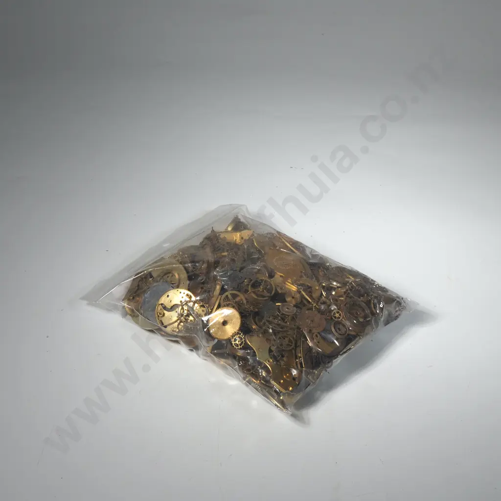 Quantity of Vintage Watch Parts Including Faces w Movements Image 1++