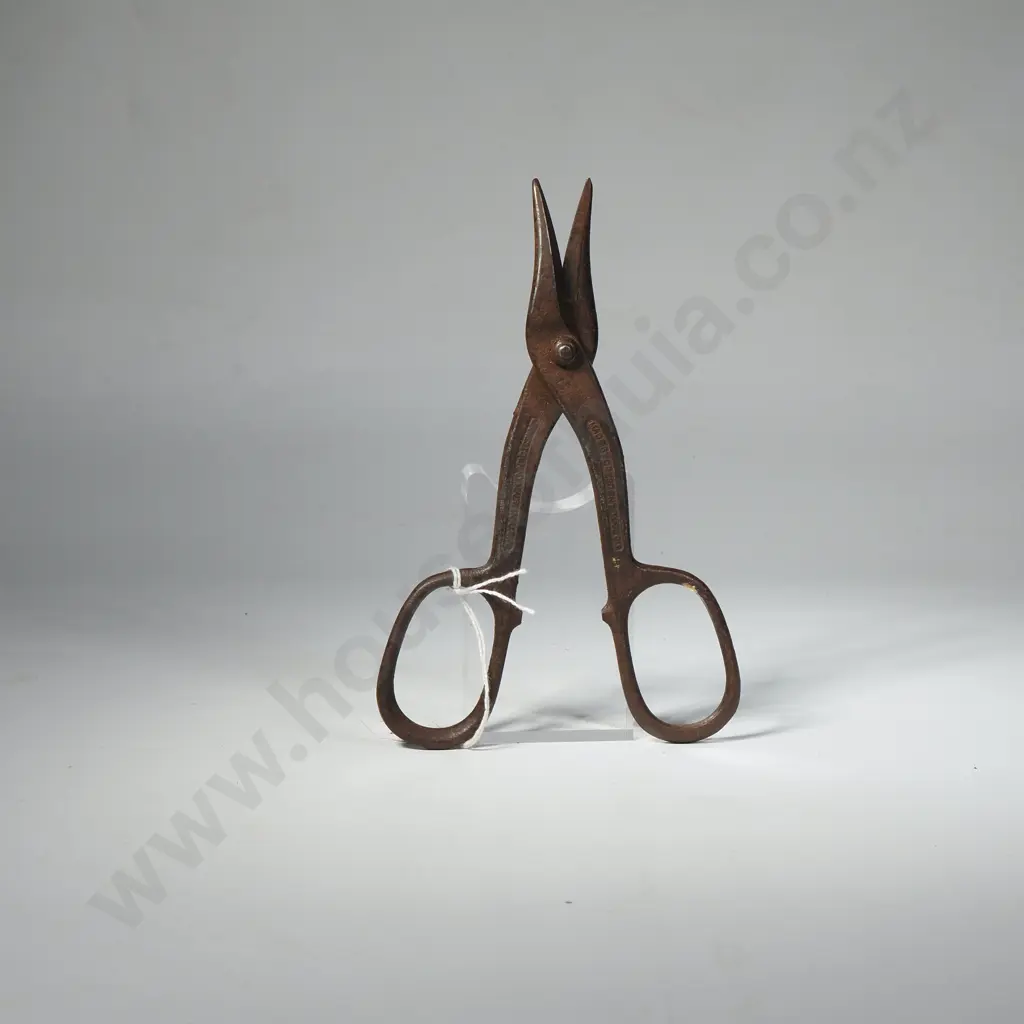 Vintage Forged Steel Tin Snips Manufactured by the Crescent Tool Company in Jamestown, New York Image 1++