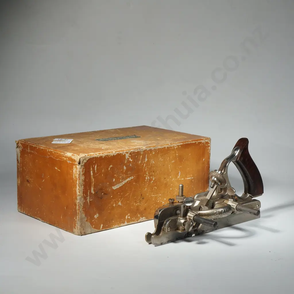 Stanley No. 45 Combination Plane with Original Box, Cutters & Pamphlet Advising it is Twelve Planes In One Image 1++