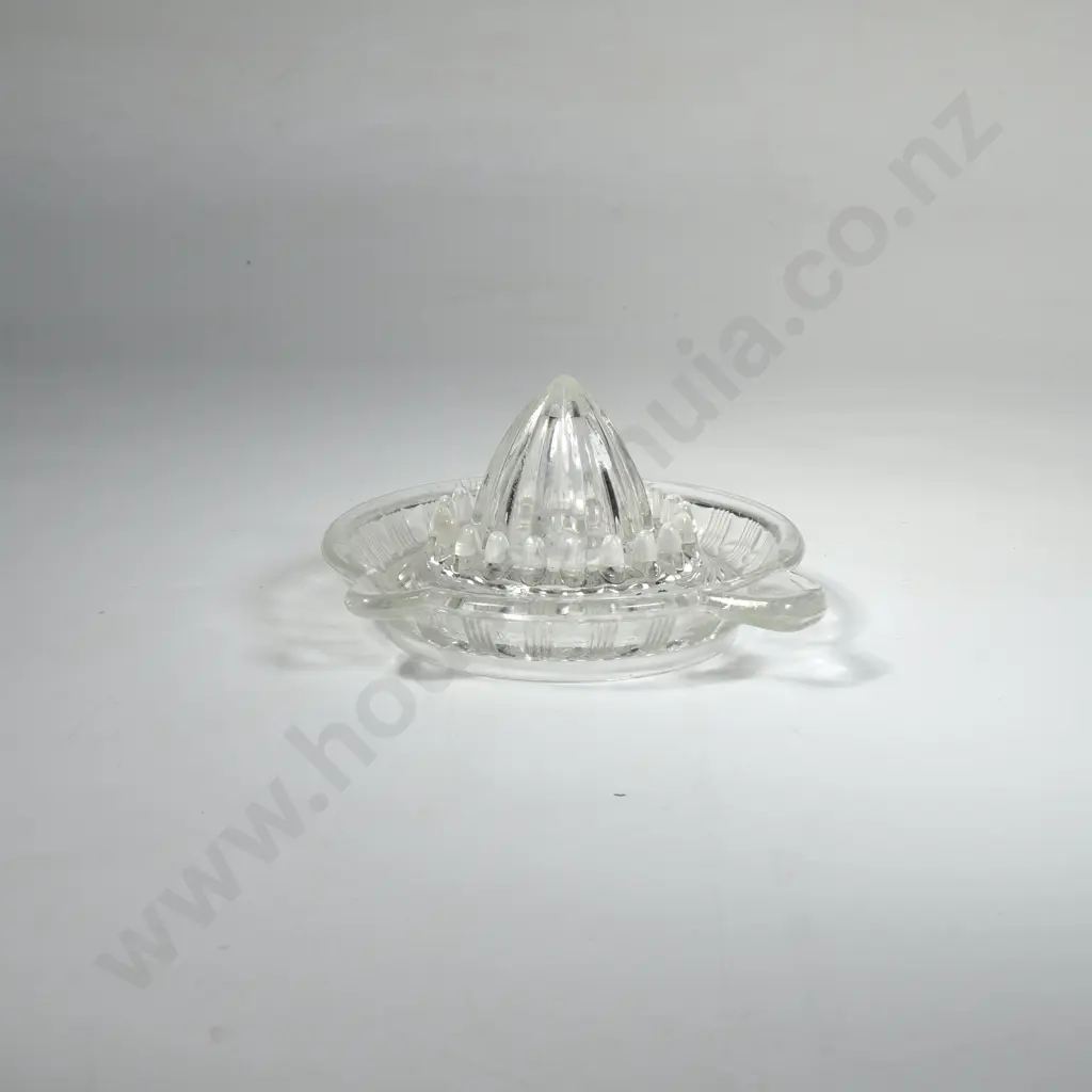 Vintage Glass Lemon Squeezer/ Citrus Press Image 1++