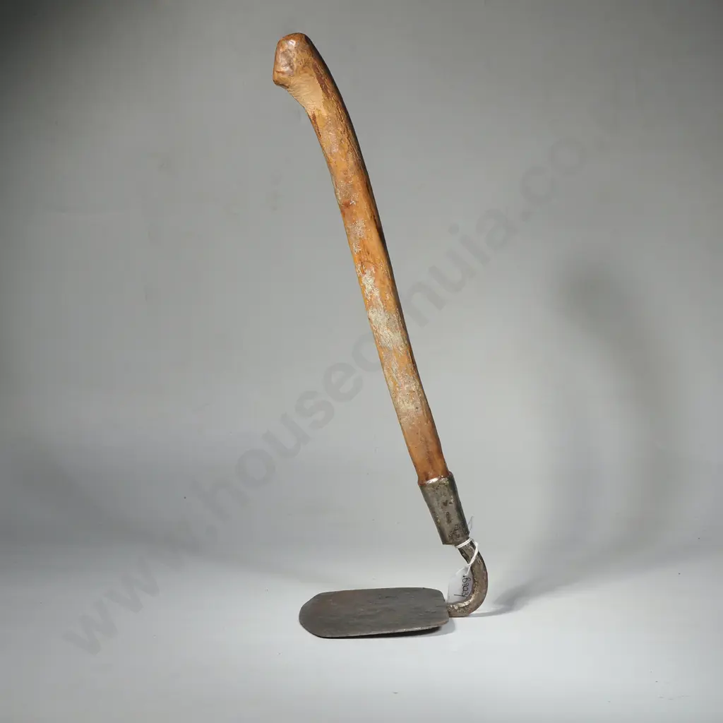 Vintage Grubbing Hoe w Wooden Handle Image 1++