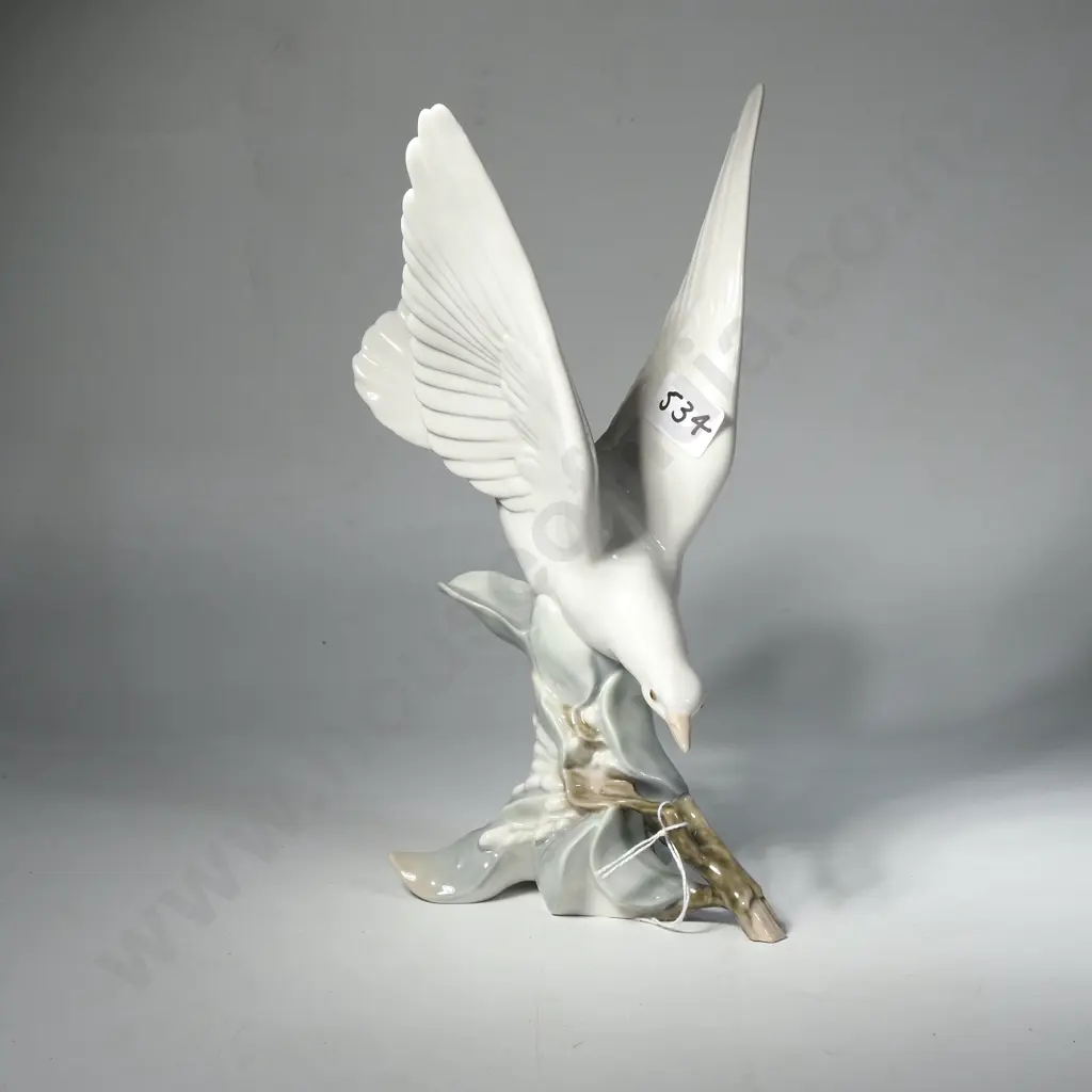Lladro Turtle Dove Porcelain Figurine No 4450 Image 1++