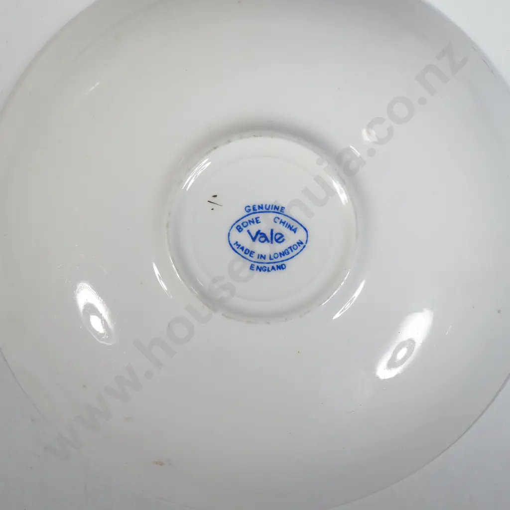 Large F Winkle & Co Cheltenham Blue & White Double Handled Bowl Image 1++