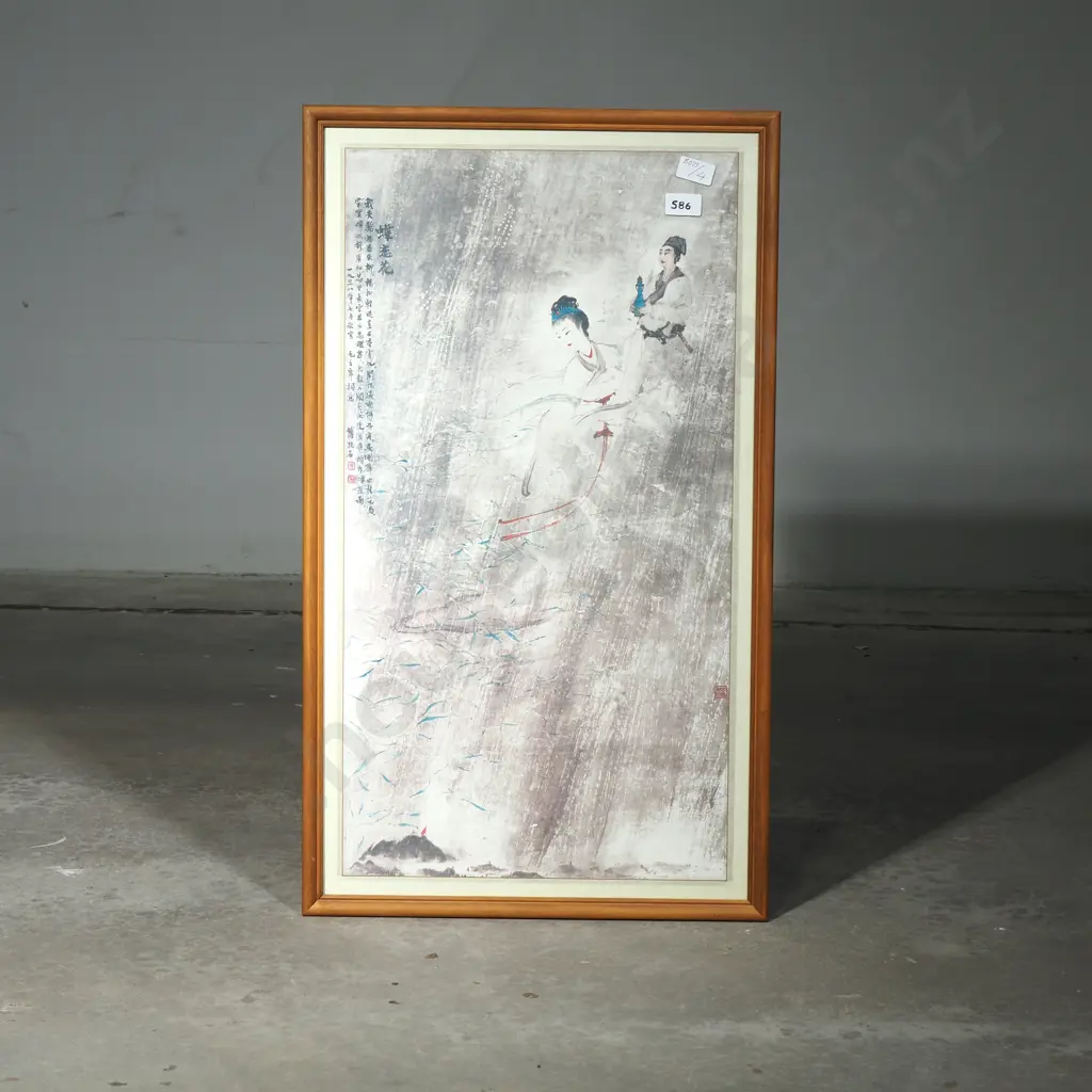 Chinese Framed Print - Fu Baoshi ( 1904-1965 ) Image 1++