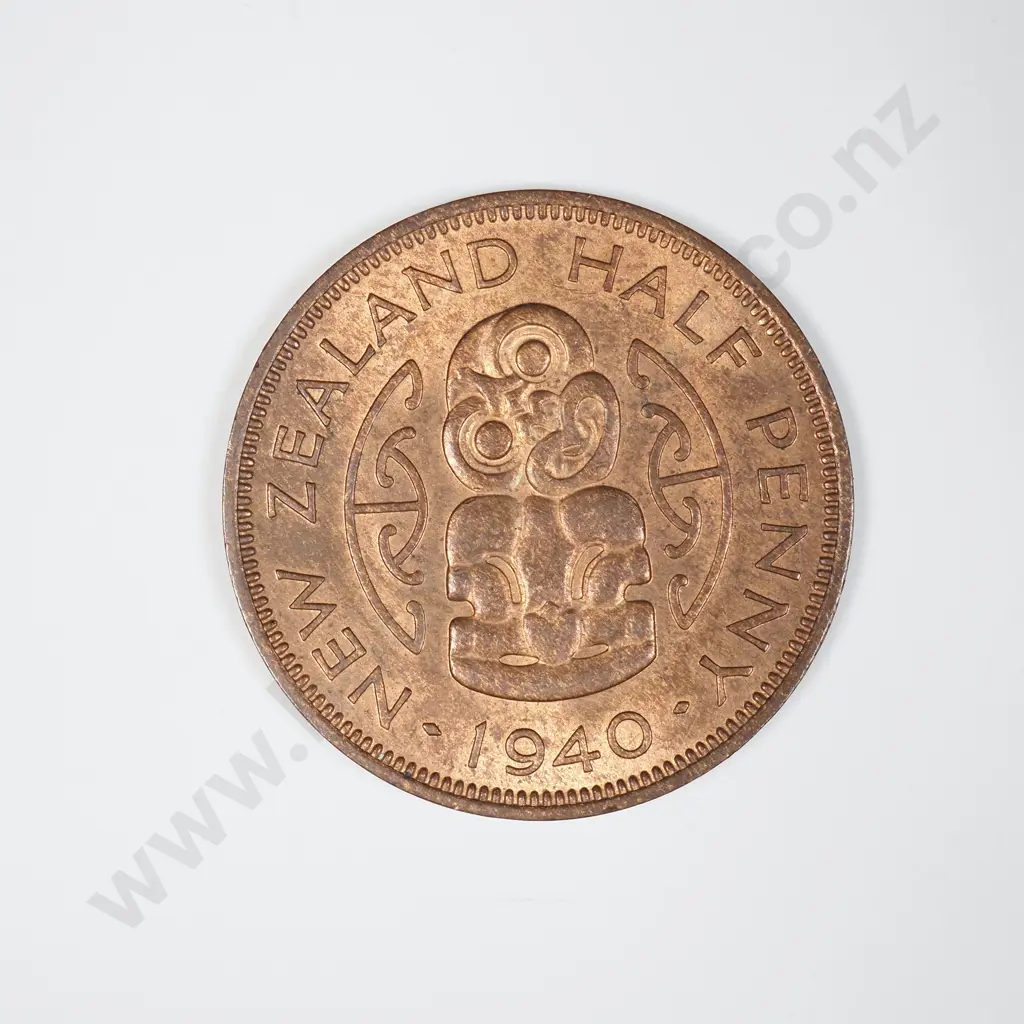 1940 HALFPENNY, A.UNC, C.V. $40 Image 1++