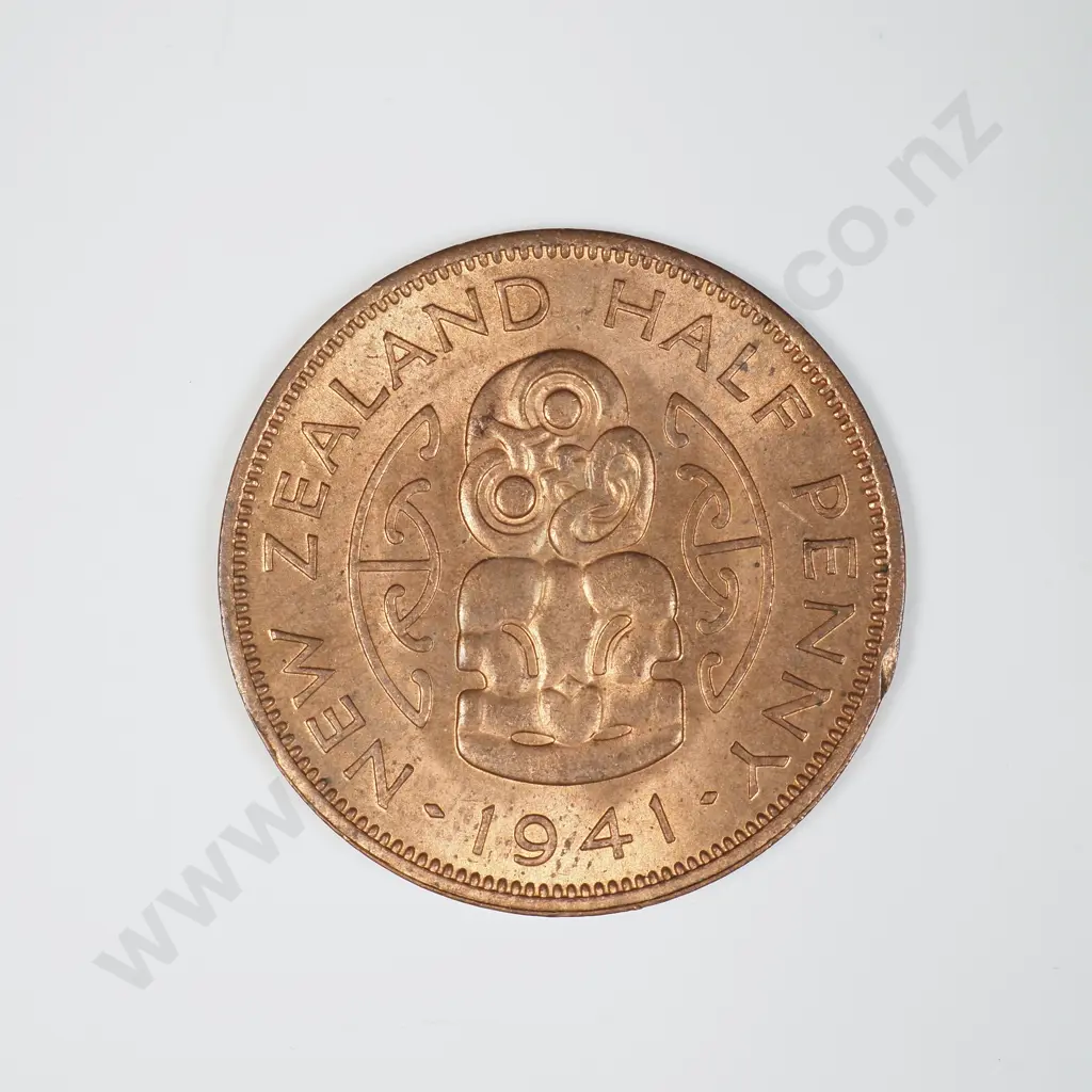 1941 HALFPENNY, A.UNC, C.V. $100 Image 1++
