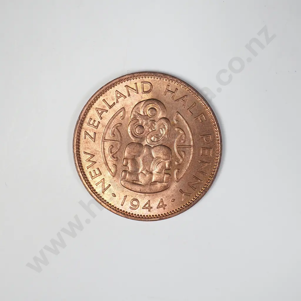 1944 HALFPENNY, A.UNC, C.V. $45 Image 1++