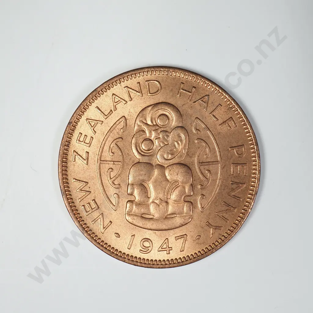 1947 HALFPENNY, UNC, C.V. $35 Image 1++