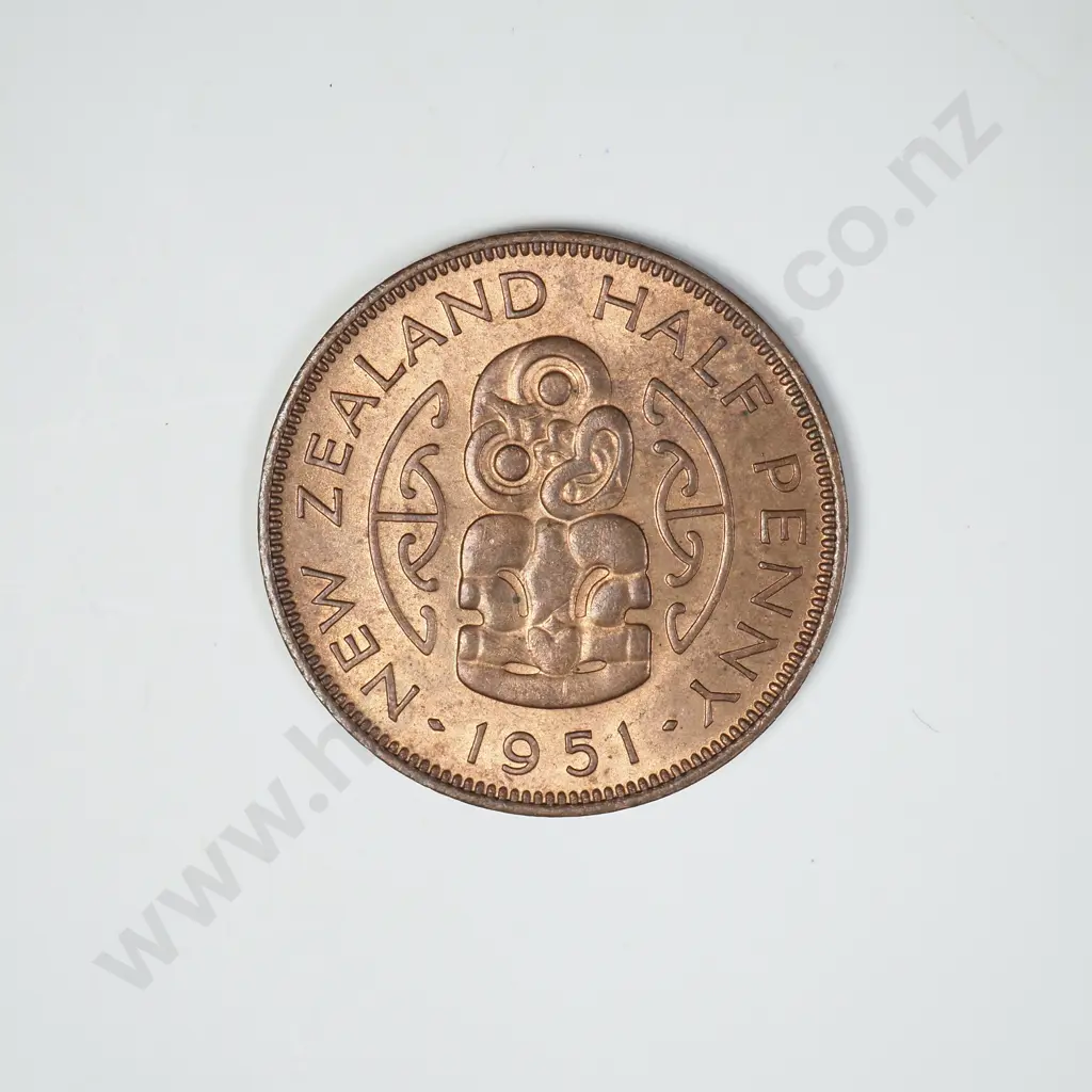 1951 HALFPENNY, A.UNC, C.V. $10 Image 1++