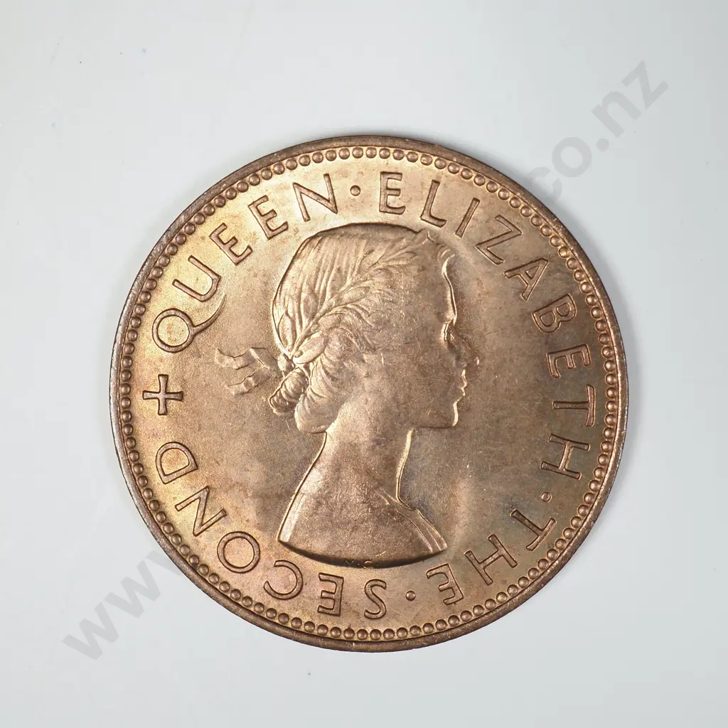 1953 HALFPENNY, A.UNC, C.V. $25 Image 1++