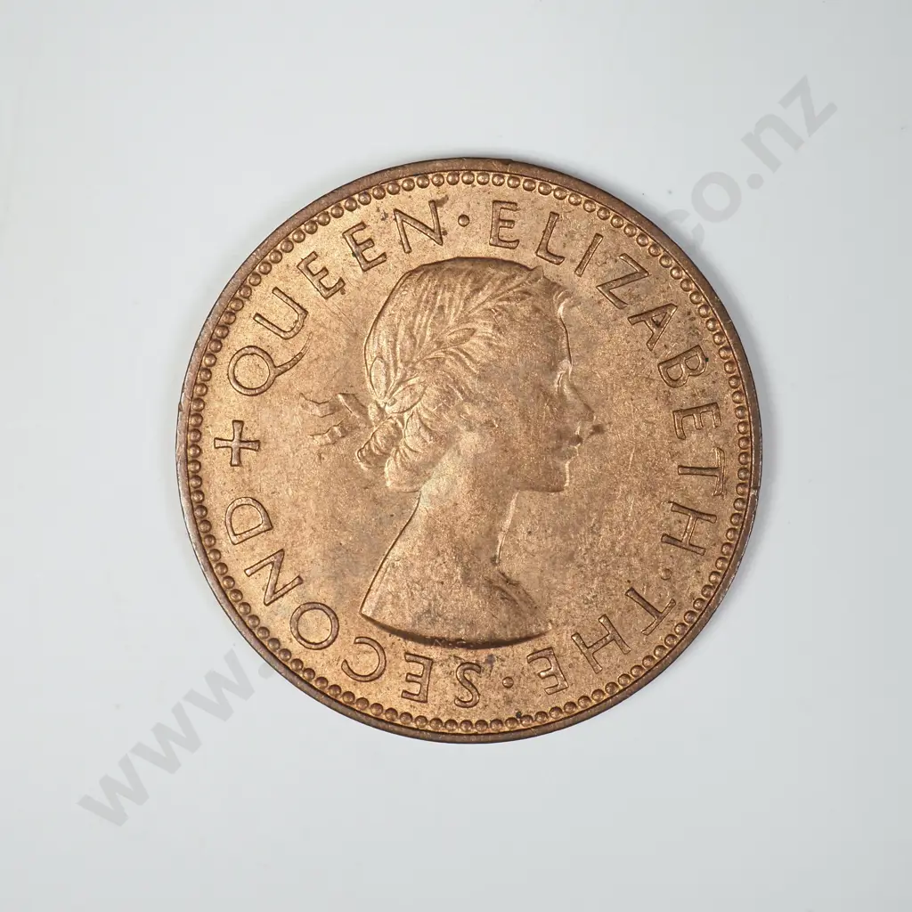 1955 HALFPENNY, A.UNC, C.V. $200 Image 1++