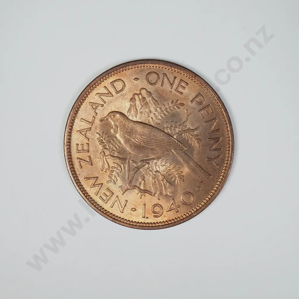 1940 ONE PENNY, B.UNC, C.V. $95 Image 1++