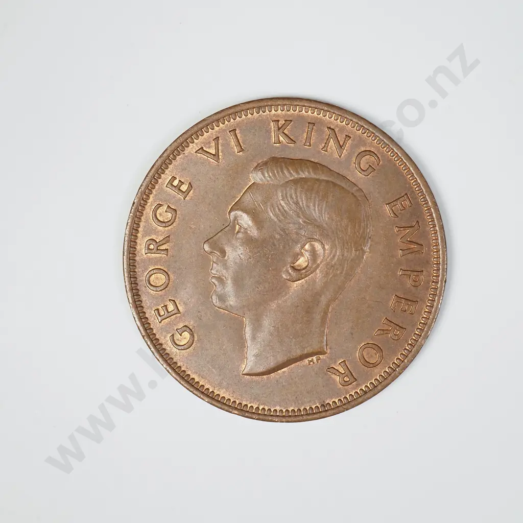 1942 ONE PENNY, E.F, C.V. $55 Image 1++