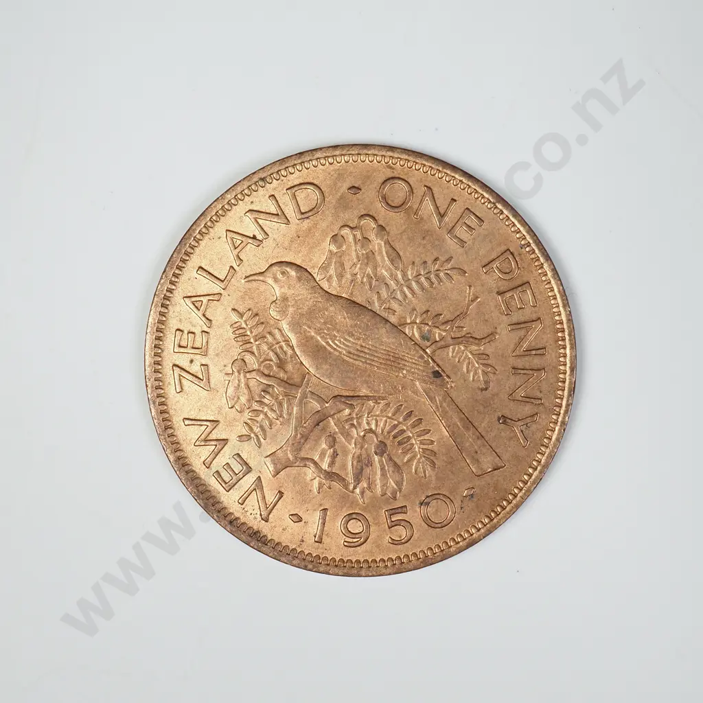 1950 ONE PENNY, A.UNC, C.V. $25 Image 1++