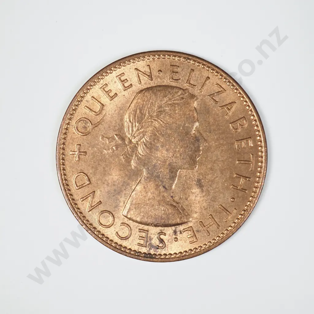 1953 ONE PENNY, UNC, C.V. $20 Image 1++