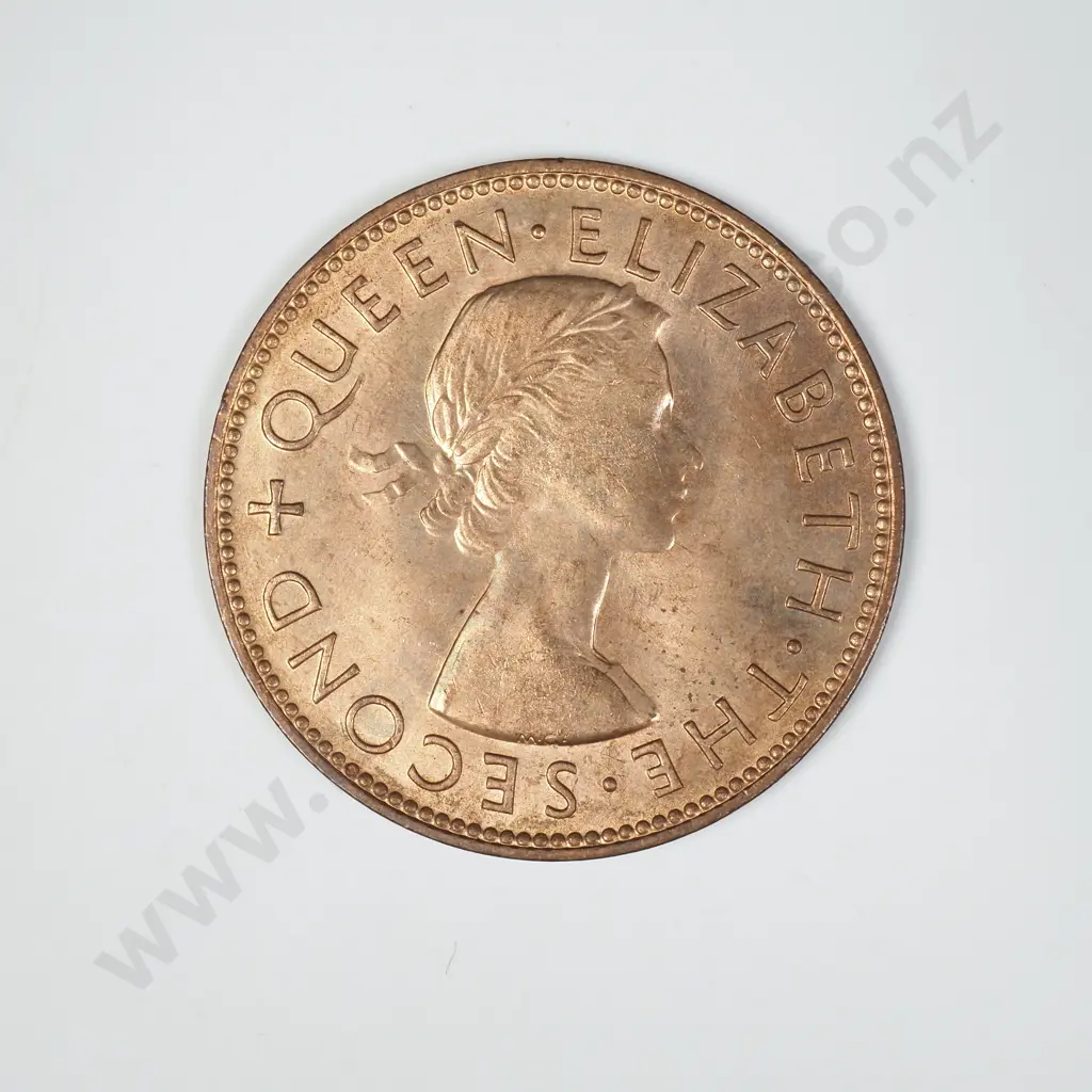 1954 ONE PENNY, A.UNC, C.V. $175 Image 1++