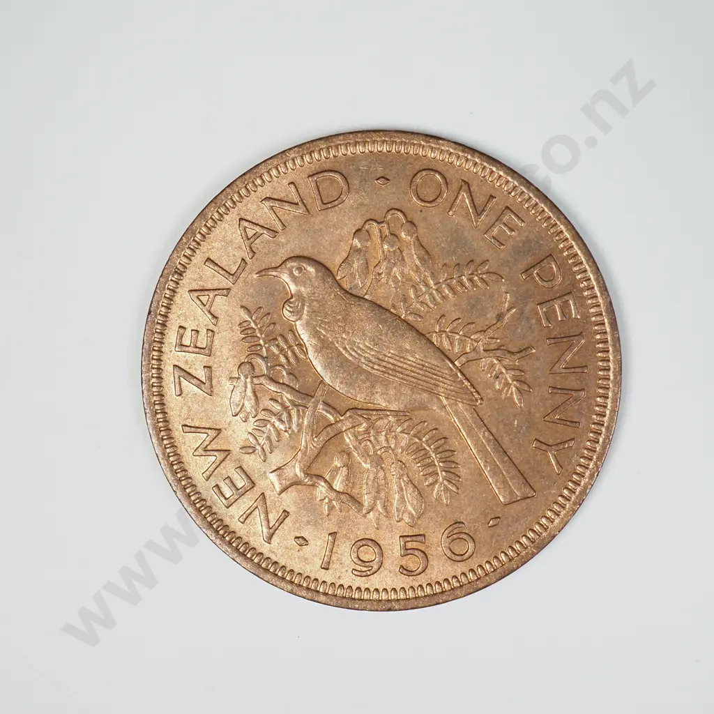 1956 ONE PENNY, UNC, C.V. $20 Image 1++