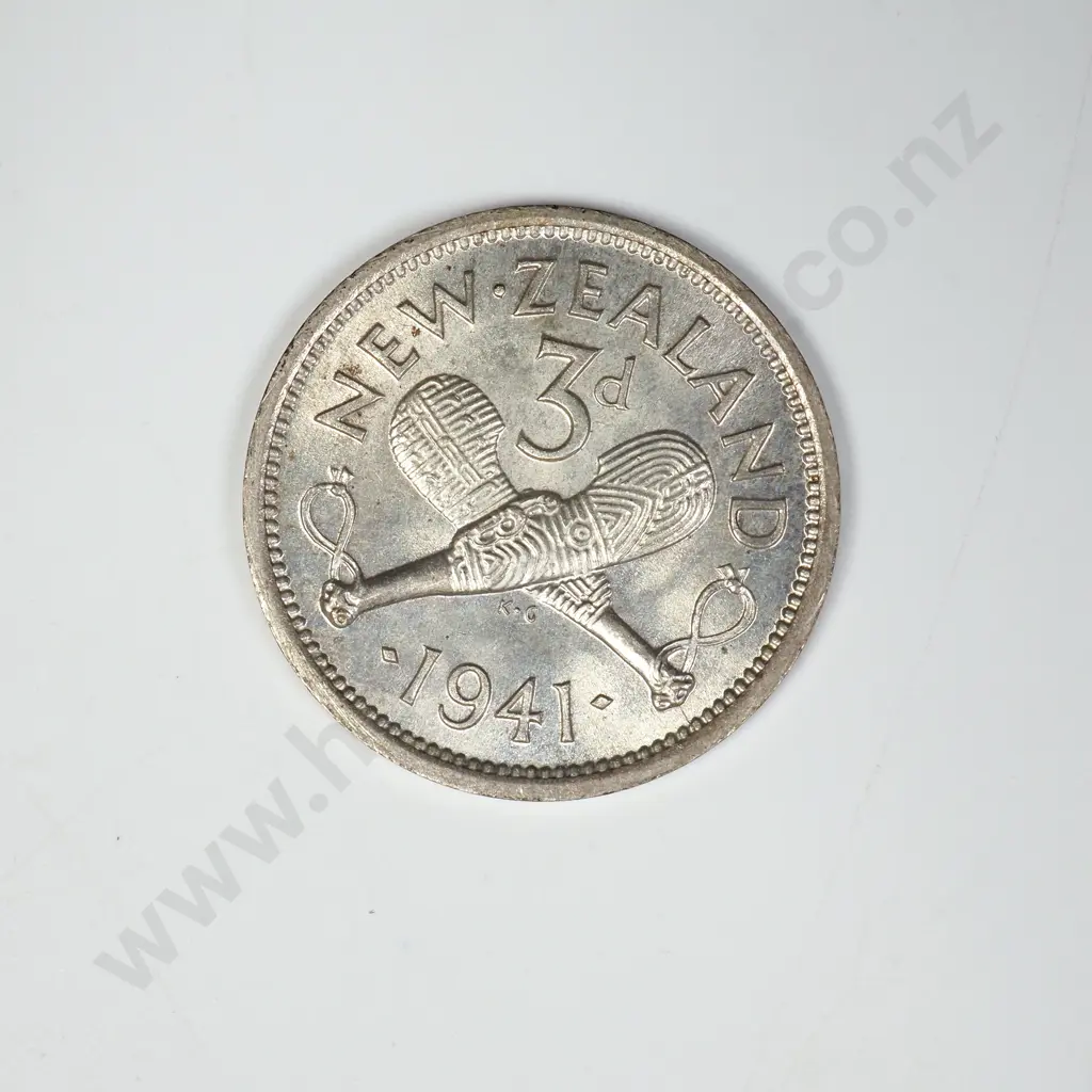 1941 THREEPENCE, UNC, C.V. $800 Image 1++