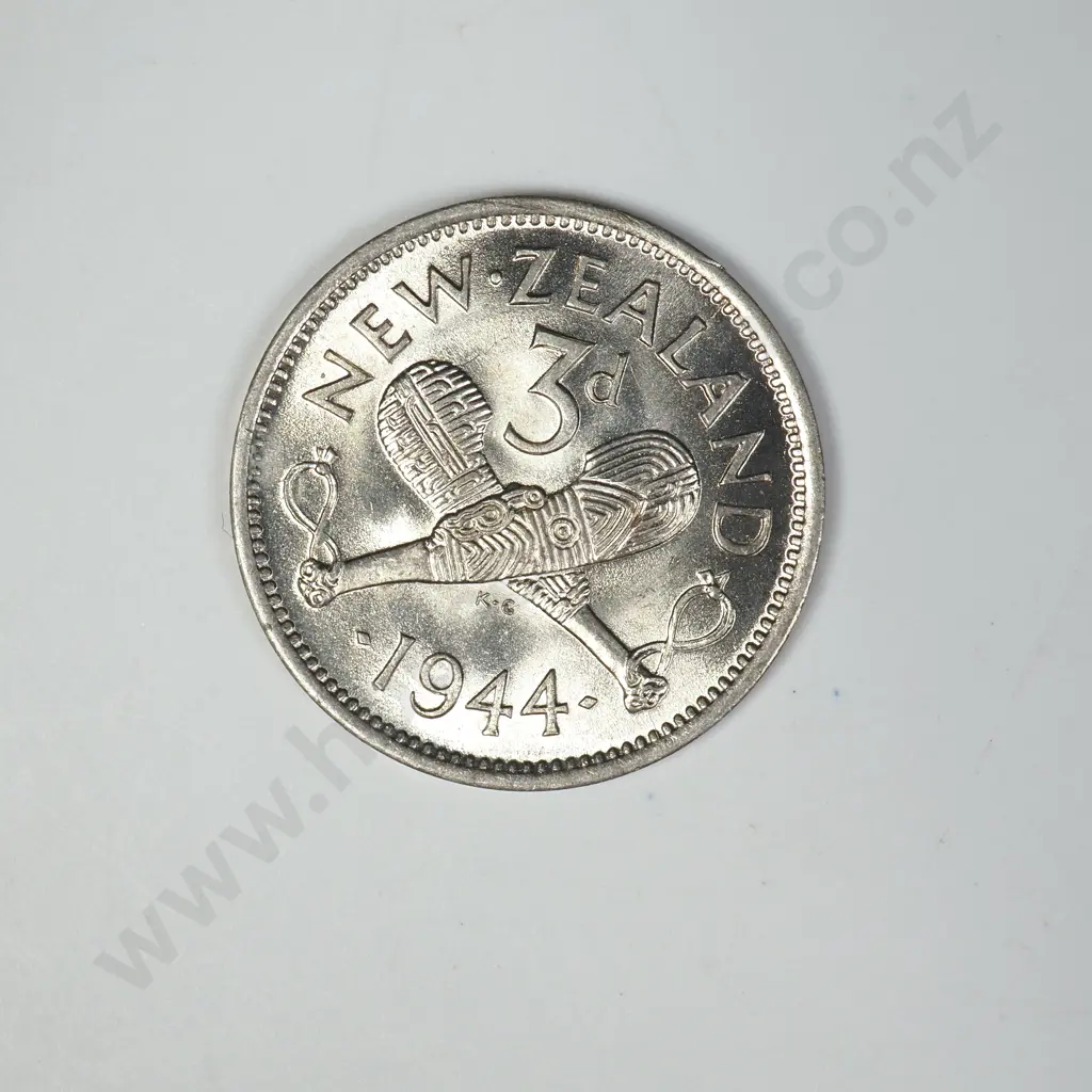 1944 THREEPENCE, UNC, C.V. $55 Image 1++