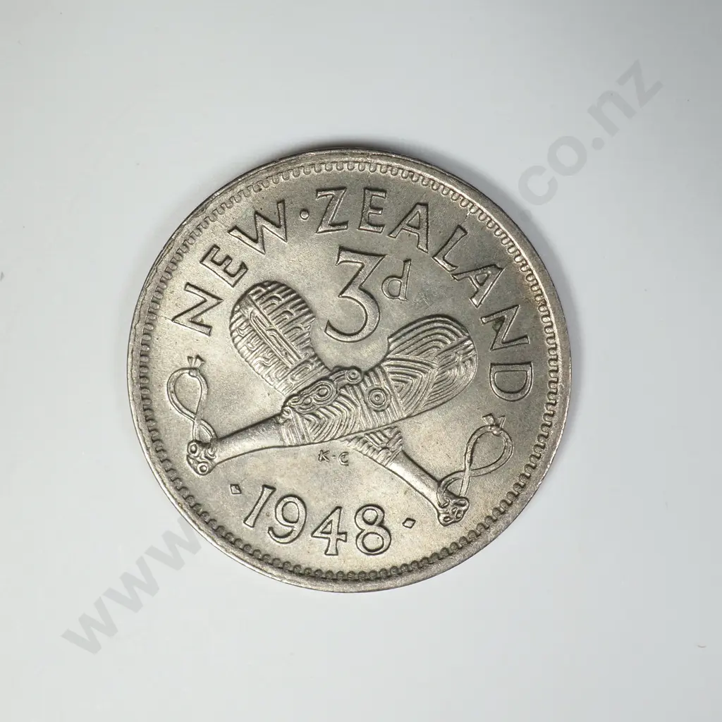 1948 THREEPENCE, UNC, C.V. $60 Image 1++
