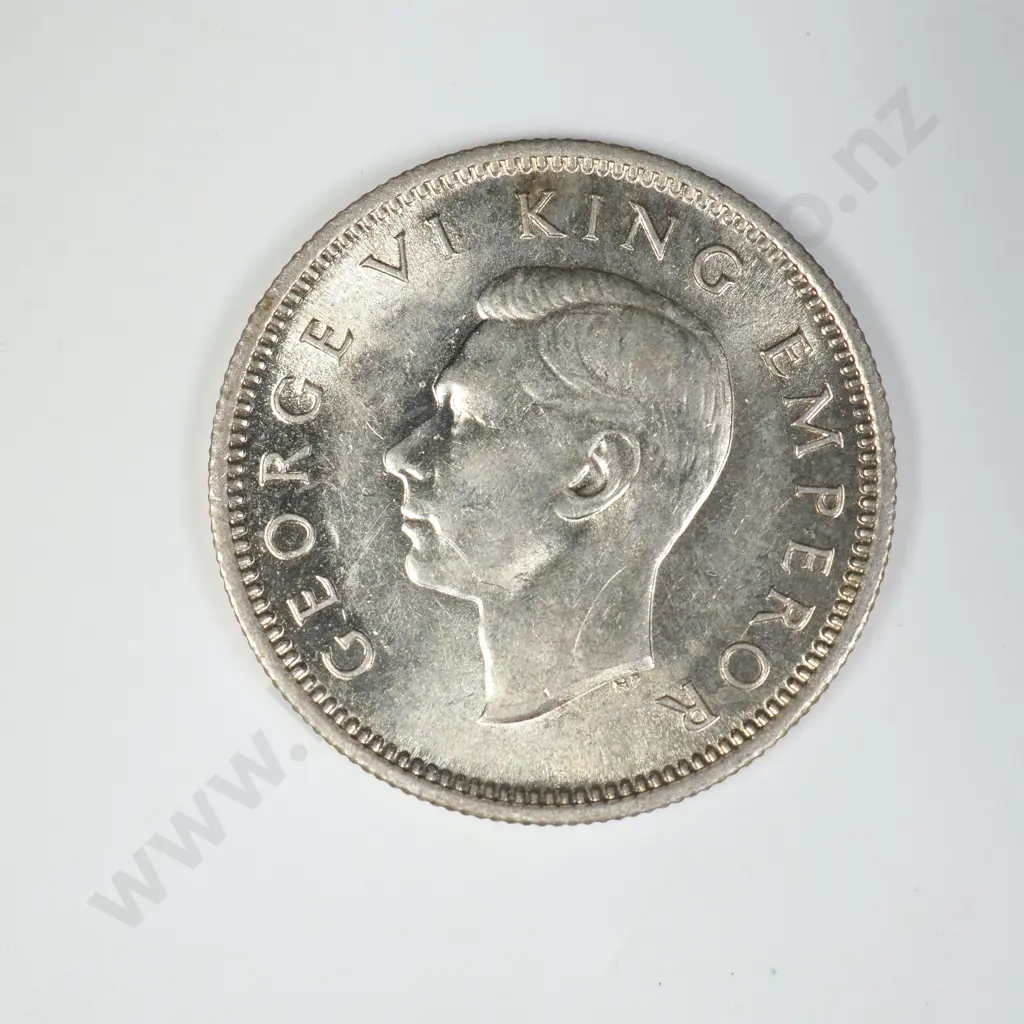 1946 SIXPENCE, B.UNC, C.V. $125 Image 1++