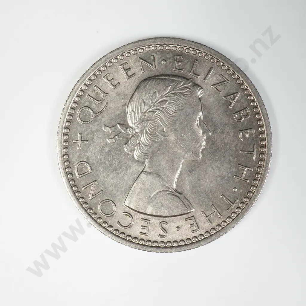 1956 SIXPENCE, A.UNC, C.V. $25 Image 1++