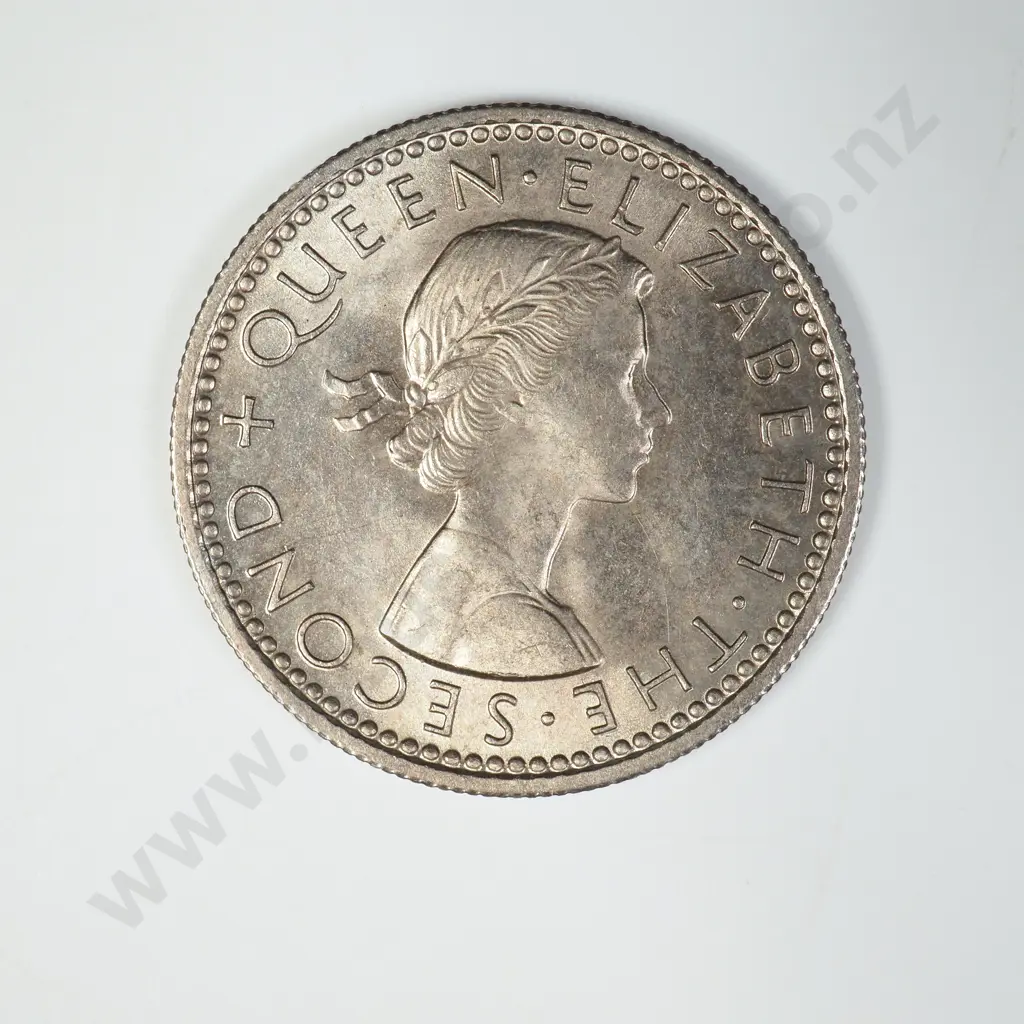 1957 SIXPENCE, UNC, C.V. $35 Image 1++