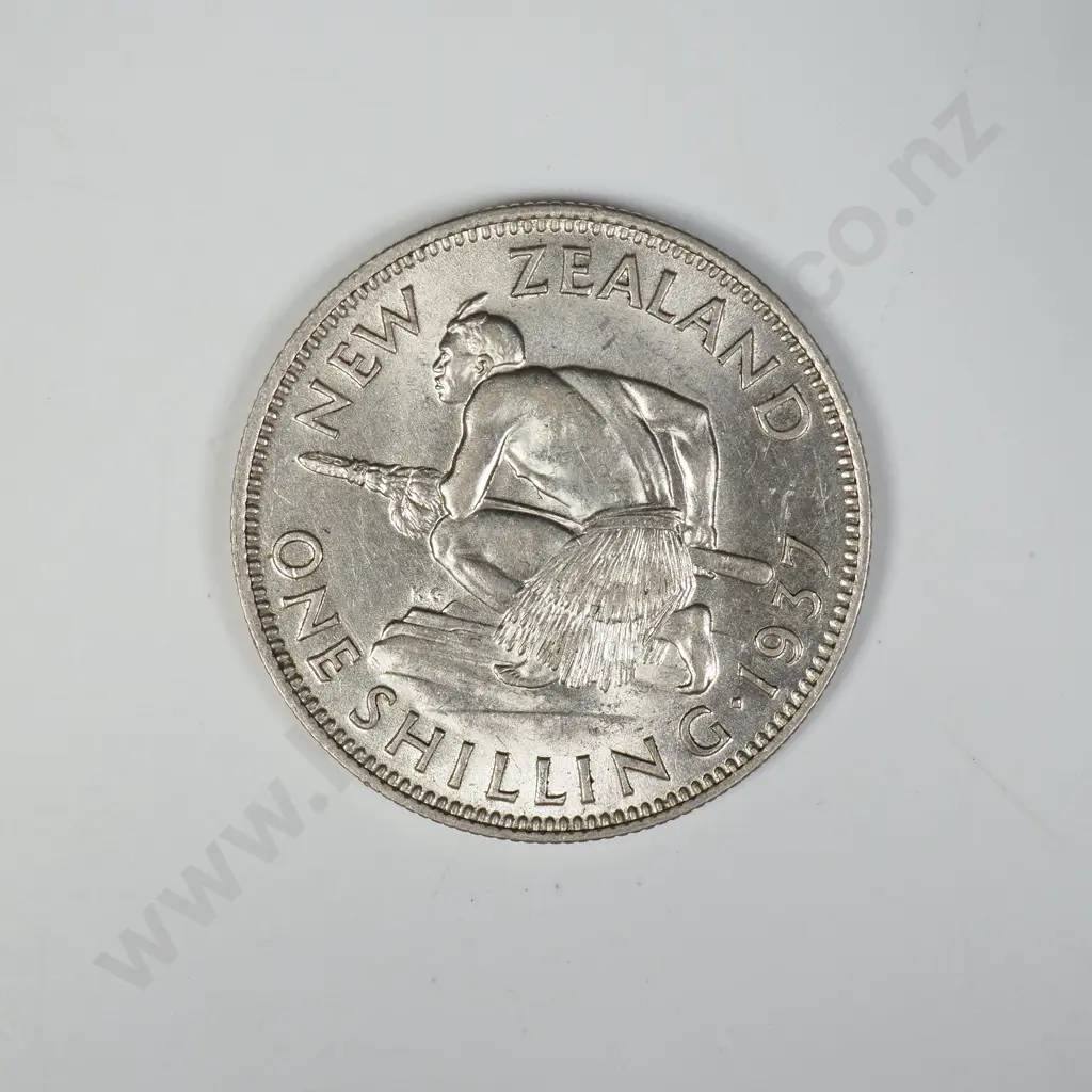 1937 ONE SHILLING, E.F, C.V. $80 Image 1++